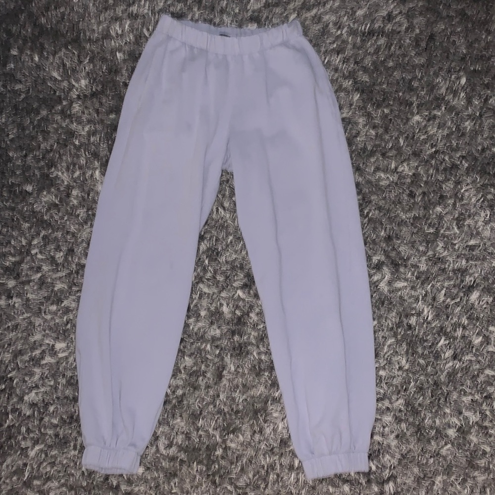 brandy melville sweatpants - light blue - one size!! (small/medium)